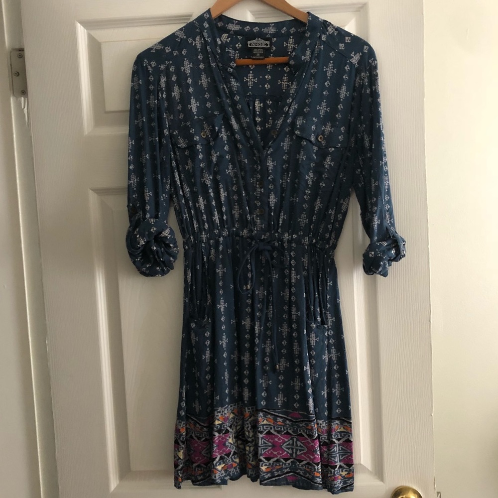 Angie Aztec Print Dress